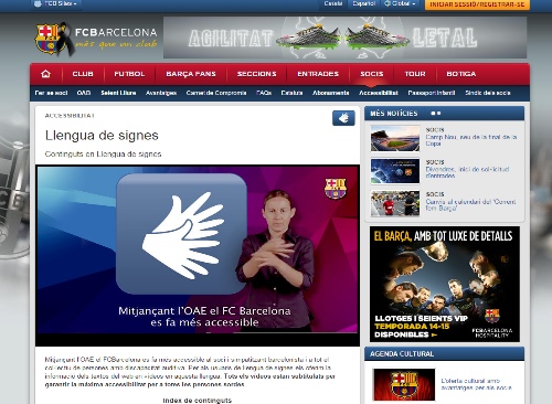 Web FCBarcelona
